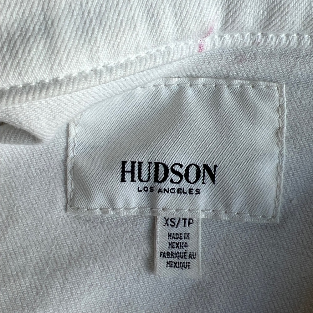 Hudson White Denim Jacket - Picture 7 of 8
